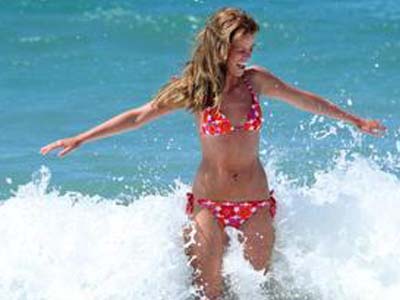 Γυμναστική στη θάλασσα